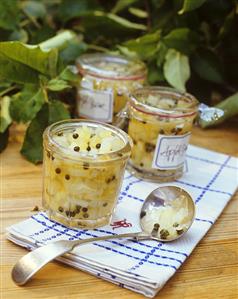 Apple and celery relish with capers