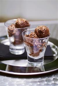 Chocolate sorbet