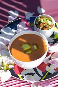 Pepper and tomato gazpacho