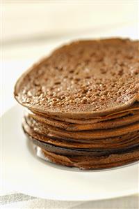 Chocolate blinis