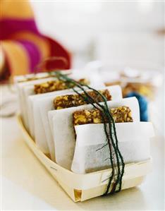 Chocolate nut biscuits to give as a gift