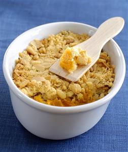 Apricot crumble