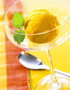 Mango sorbet