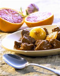 Fruity lamb ragout