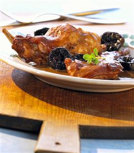 Rabbit with prunes