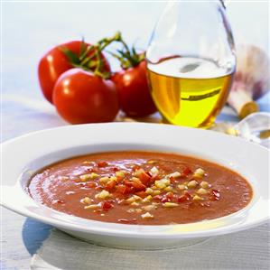 Gazpacho (cold tomato soup)