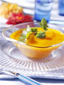 Cold carrot soup