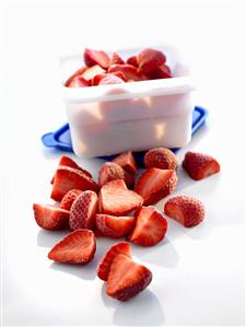 Frozen strawberries