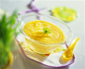 Apple and sweetcorn puree