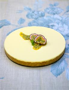 Passion fruit tart