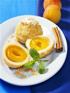 Apricot dumplings