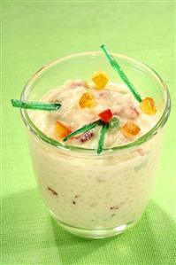 Risotto with candied fruit