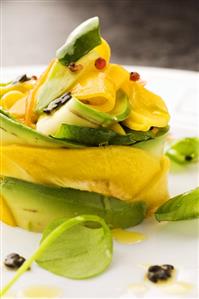 Mango and avocado salad