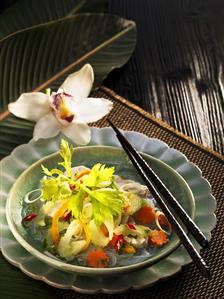 Pho Bo (Noodle soup with chicken, Vietnam)