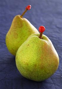 Two whole pears