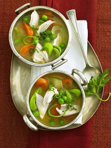 Chicken and vegetable soup