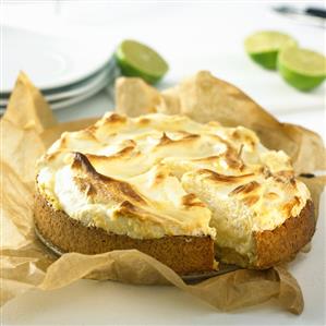 Lime meringue pie