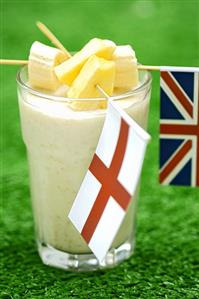 Banana and pineapple smoothie