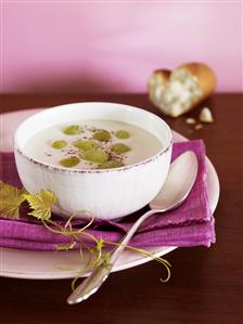 Grape and almond soup