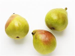 Three Anjou pears