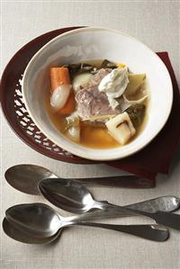 Pot au feu (Beef and vegetable stew, France)