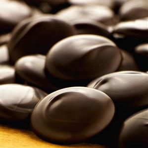 Dark chocolate buttons