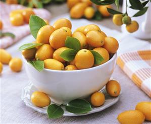 Kumquats in a bowl