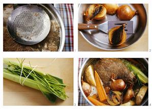 Making beef stock with beef rump