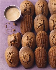 Several chocolate madeleines