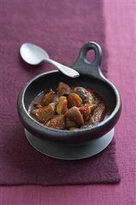 Figs stewed in Sauternes