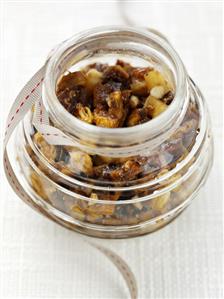 Mincemeat in a preserving jar (UK)