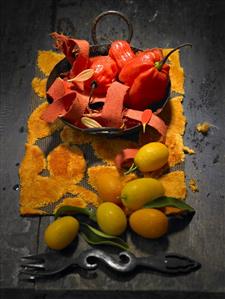 Kumquats and peppers