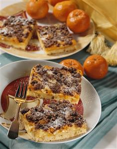 Mandarin crumble cake