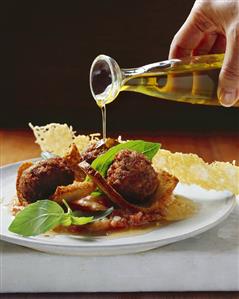 Cipollata with lamb meatballs (Italy)