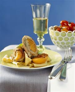 Involtini with apricot filling (Italy)