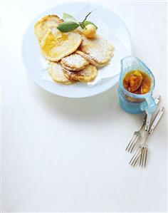 Frittelle di arance (orange fritters), Sicily, Italy