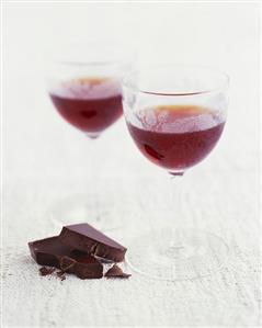 Port and chocolate