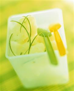 Lime sorbet