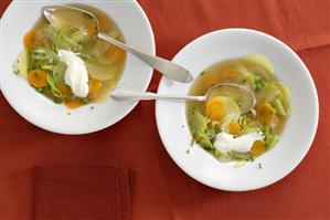 Quick potato and vegetable soup