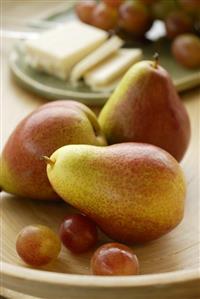 Pears and grapes