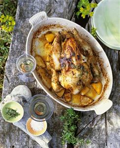 Chicken with thyme and lemon