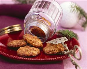 Chocolate oat cookies