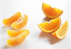 Orange wedges and orange segments