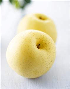 Two Nashi pears