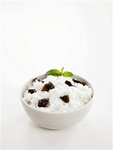 Rice pudding with dates