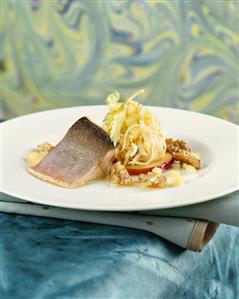 Alpenlachs salmon with apple & celery and walnut butter