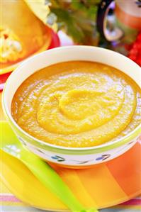 Pumpkin puree for children