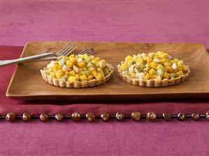 Two exotic fruit tartlets