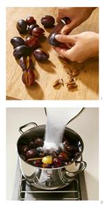 Making damson compote
