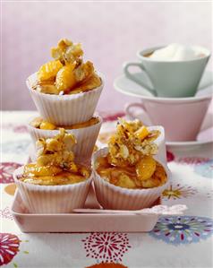 Nut brittle muffins